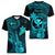 hawaii-women-v-neck-t-shirt-ukulele-mix-polynesian-plumeria-turquoise-version