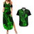 hawaii-couples-matching-summer-maxi-dress-and-hawaiian-shirt-ukulele-mix-polynesian-plumeria-green-version