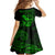 hawaii-kid-short-sleeve-dress-ukulele-mix-polynesian-plumeria-green-version