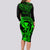 hawaii-long-sleeve-bodycon-dress-ukulele-mix-polynesian-plumeria-green-version