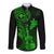 hawaii-long-sleeve-button-shirt-ukulele-mix-polynesian-plumeria-green-version