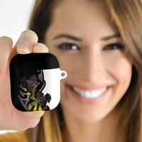 New Zealand Valentines Day AirPods Case Piwakawaka Lovers Maori Koru Tattoo - Polynesian Pride