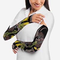 New Zealand Valentines Day Arm Sleeves Piwakawaka Lovers Maori Koru Tattoo - Polynesian Pride