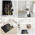 New Zealand Valentines Day Bathroom Set Piwakawaka Lovers Maori Koru Tattoo - Polynesian Pride