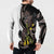 New Zealand Valentines Day Button Sweatshirt Piwakawaka Lovers Maori Koru Tattoo - Polynesian Pride