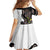 New Zealand Valentines Day Family Matching Off Shoulder Short Dress and Hawaiian Shirt Piwakawaka Lovers Maori Koru Tattoo - Polynesian Pride