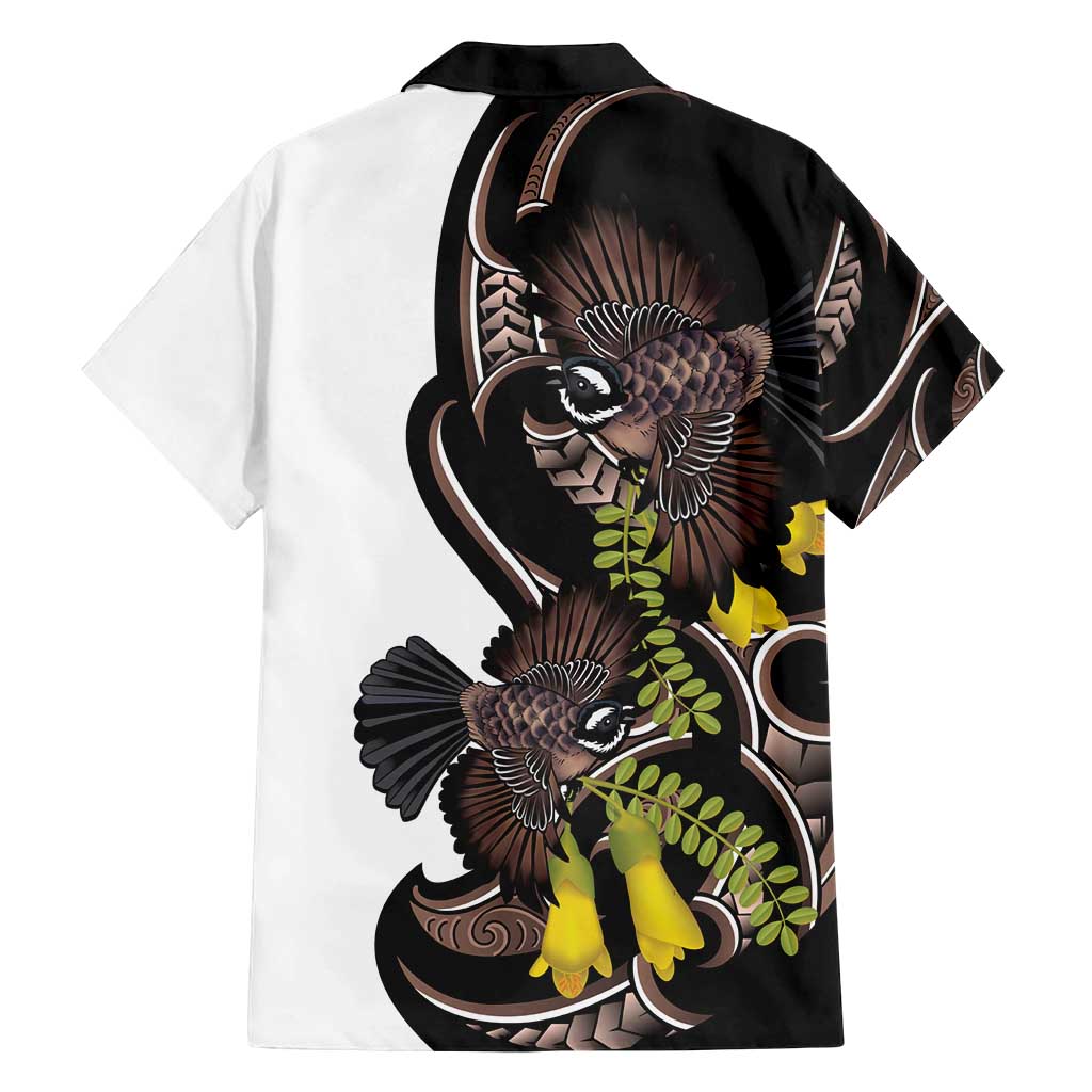 New Zealand Valentines Day Family Matching Summer Maxi Dress and Hawaiian Shirt Piwakawaka Lovers Maori Koru Tattoo - Polynesian Pride