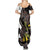 New Zealand Valentines Day Family Matching Summer Maxi Dress and Hawaiian Shirt Piwakawaka Lovers Maori Koru Tattoo - Polynesian Pride
