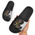 New Zealand Valentines Day Slide Sandals Piwakawaka Lovers Maori Koru Tattoo - Polynesian Pride