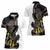 New Zealand Valentines Day Women Polo Shirt Piwakawaka Lovers Maori Koru Tattoo - Polynesian Pride