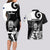 New Zealand Silver Fern Rugby Couples Matching Long Sleeve Bodycon Dress and Hawaiian Shirt Go Champions NZ All Black Maori Koru LT14 - Polynesian Pride