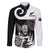 New Zealand Silver Fern Rugby Family Matching Mermaid Dress and Hawaiian Shirt Go Champions NZ All Black Maori Koru LT14 Dad's Shirt - Long Sleeve Black - Polynesian Pride