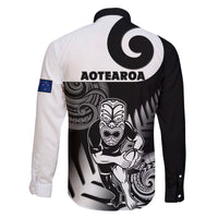 New Zealand Silver Fern Rugby Family Matching Off Shoulder Long Sleeve Dress and Hawaiian Shirt Go Champions NZ All Black Maori Koru LT14 - Polynesian Pride