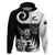 New Zealand Silver Fern Rugby Hoodie Go Champions NZ All Black Maori Koru LT14 Black - Polynesian Pride