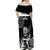 New Zealand Silver Fern Rugby Off Shoulder Maxi Dress Go Champions NZ All Black Maori Koru LT14 - Polynesian Pride