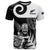 New Zealand Silver Fern Rugby T Shirt Go Champions NZ All Black Maori Koru LT14 Black - Polynesian Pride