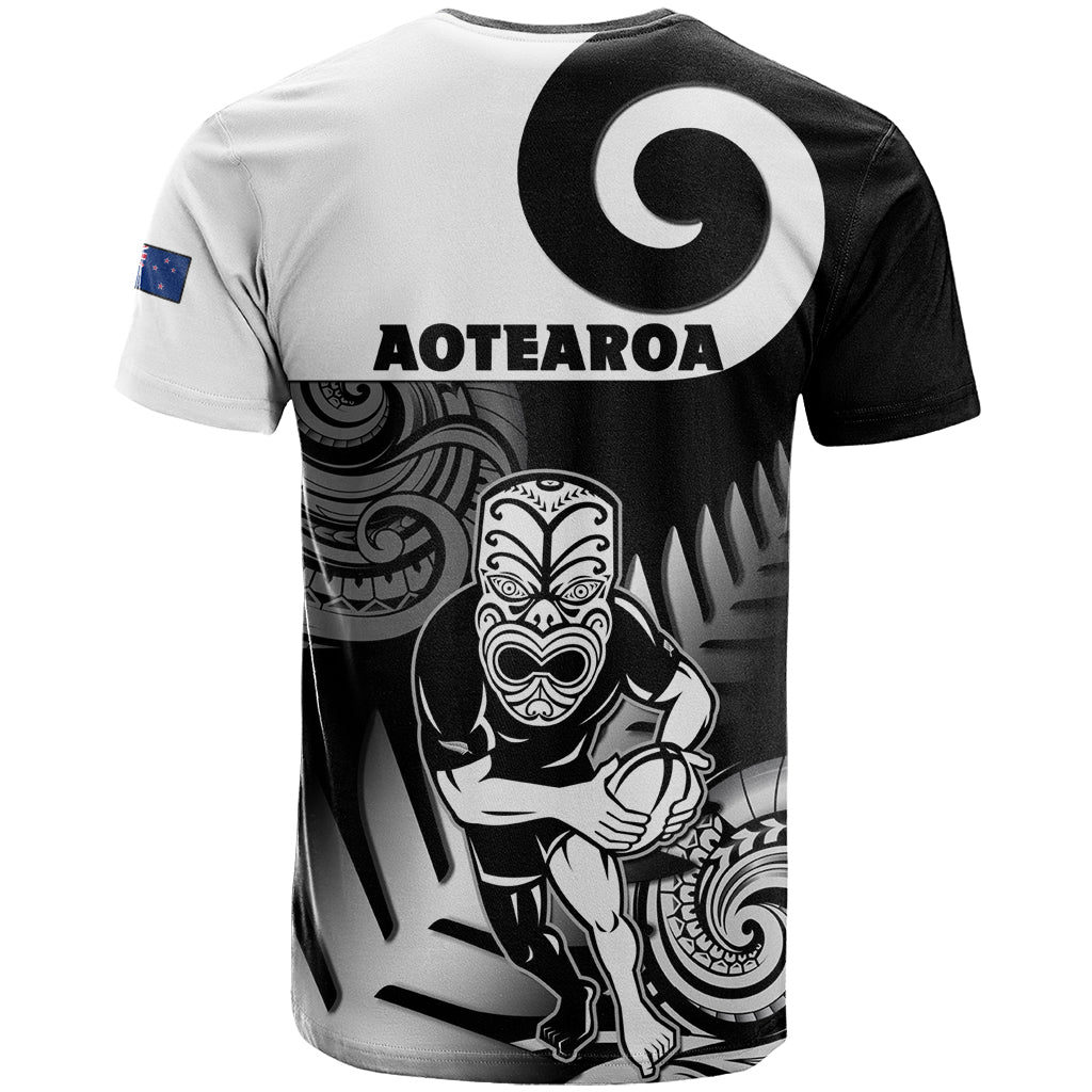 New Zealand Silver Fern Rugby T Shirt Go Champions NZ All Black Maori Koru LT14 - Polynesian Pride