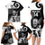 Custom New Zealand Silver Fern Rugby Family Matching Long Sleeve Bodycon Dress and Hawaiian Shirt Go Champions NZ All Black Maori Koru LT14 - Polynesian Pride