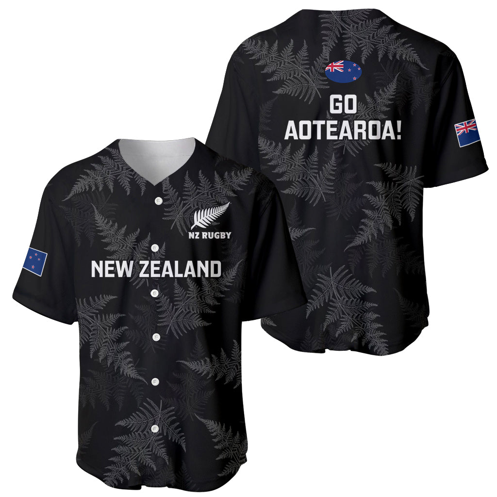New Zealand Silver Fern Rugby Baseball Jersey 2023 Go Aotearoa Champions World Cup LT14 - Polynesian Pride