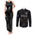 New Zealand Silver Fern Rugby Couples Matching Tank Maxi Dress and Long Sleeve Button Shirts 2023 Go Aotearoa Champions World Cup LT14 Black - Polynesian Pride