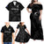 New Zealand Silver Fern Rugby Family Matching Off Shoulder Maxi Dress and Hawaiian Shirt 2023 Go Aotearoa Champions World Cup LT14 - Polynesian Pride