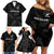 New Zealand Silver Fern Rugby Family Matching Off Shoulder Short Dress and Hawaiian Shirt 2023 Go Aotearoa Champions World Cup LT14 - Polynesian Pride