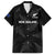 New Zealand Silver Fern Rugby Family Matching Short Sleeve Bodycon Dress and Hawaiian Shirt 2023 Go Aotearoa Champions World Cup LT14 Dad's Shirt - Short Sleeve Black - Polynesian Pride