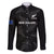 New Zealand Silver Fern Rugby Family Matching Short Sleeve Bodycon Dress and Hawaiian Shirt 2023 Go Aotearoa Champions World Cup LT14 Dad's Shirt - Long Sleeve Black - Polynesian Pride