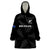 New Zealand Silver Fern Rugby Wearable Blanket Hoodie 2023 Go Aotearoa Champions World Cup LT14 One Size Black - Polynesian Pride