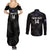Custom New Zealand Silver Fern Rugby Couples Matching Summer Maxi Dress and Long Sleeve Button Shirts 2023 Go Aotearoa Champions World Cup LT14 - Polynesian Pride