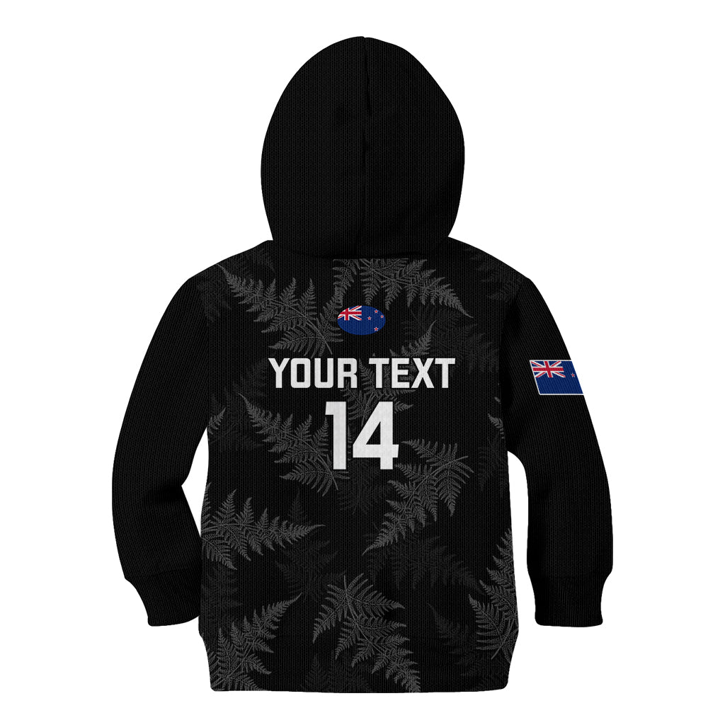 Custom New Zealand Silver Fern Rugby Kid Hoodie 2023 Go Aotearoa Champions World Cup LT14 - Polynesian Pride