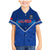 Samoa Rugby Family Matching Mermaid Dress and Hawaiian Shirt 2023 Go Manu Samoa LT14 Son's Shirt Blue - Polynesian Pride