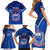 Samoa Rugby Family Matching Short Sleeve Bodycon Dress and Hawaiian Shirt 2023 Go Manu Samoa LT14 - Polynesian Pride