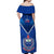 Samoa Rugby Off Shoulder Maxi Dress 2023 Go Manu Samoa LT14 - Polynesian Pride