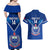 Custom Samoa Rugby Couples Matching Off Shoulder Maxi Dress and Hawaiian Shirt 2023 Go Manu Samoa LT14 - Polynesian Pride