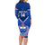 Custom Samoa Rugby Family Matching Long Sleeve Bodycon Dress and Hawaiian Shirt 2023 Go Manu Samoa LT14 - Polynesian Pride