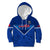 Custom Samoa Rugby Kid Hoodie 2023 Go Manu Samoa LT14 Blue - Polynesian Pride