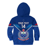 Custom Samoa Rugby Kid Hoodie 2023 Go Manu Samoa LT14 - Polynesian Pride