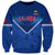 Custom Samoa Rugby Sweatshirt 2023 Go Manu Samoa LT14 Unisex Blue - Polynesian Pride