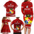 Tonga Rugby Family Matching Long Sleeve Bodycon Dress and Hawaiian Shirt 2023 Ikale Tahi Tongan Ngatu Pattern LT14 - Polynesian Pride