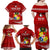 Tonga Rugby Family Matching Off Shoulder Maxi Dress and Hawaiian Shirt 2023 Ikale Tahi Tongan Ngatu Pattern LT14 - Polynesian Pride