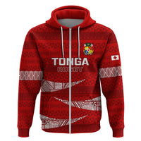 Tonga Rugby Hoodie 2023 Go Tongan Ngatu Pattern World Cup LT14 - Polynesian Pride
