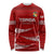 Tonga Rugby Long Sleeve Shirt 2023 Ikale Tahi Tongan Ngatu Pattern LT14 Unisex Red - Polynesian Pride