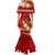 Tonga Rugby Mermaid Dress 2023 Ikale Tahi Tongan Ngatu Pattern LT14 - Polynesian Pride