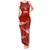 Tonga Rugby Tank Maxi Dress 2023 Ikale Tahi Tongan Ngatu Pattern LT14 Women Red - Polynesian Pride