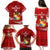 Custom Tonga Rugby Family Matching Puletasi Dress and Hawaiian Shirt 2023 Ikale Tahi Tongan Ngatu Pattern LT14 - Polynesian Pride