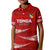 Custom Tonga Rugby Kid Polo Shirt 2023 Ikale Tahi Tongan Ngatu Pattern LT14 Kid Red - Polynesian Pride