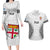 Fiji Rugby Couples Matching Long Sleeve Bodycon Dress and Hawaiian Shirt 2023 Go Champions World Cup Fijian Tapa Pattern LT14 White - Polynesian Pride