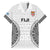 Fiji Rugby Family Matching Long Sleeve Bodycon Dress and Hawaiian Shirt 2023 Go Champions World Cup Fijian Tapa Pattern LT14 Dad's Shirt - Short Sleeve White - Polynesian Pride