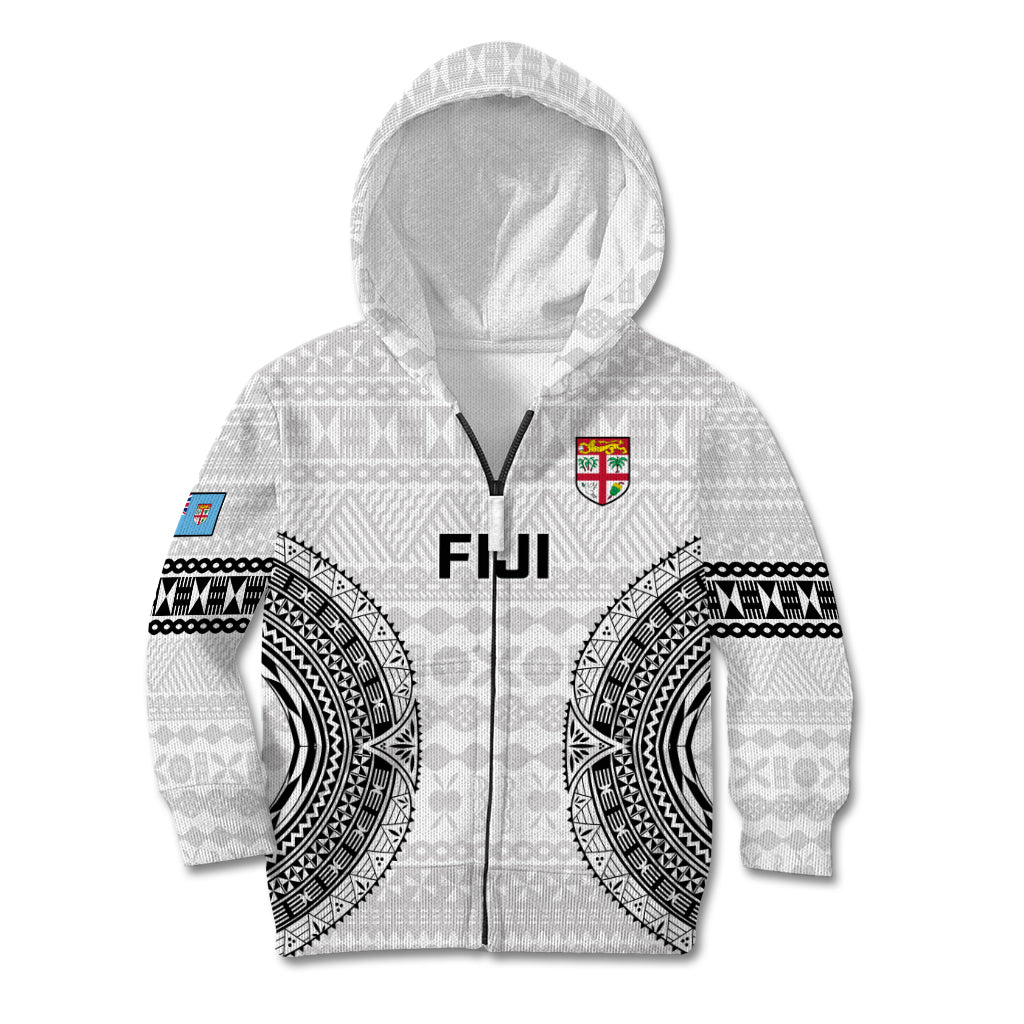 Fiji Rugby Kid Hoodie 2023 Go Champions World Cup Fijian Tapa Pattern LT14 - Polynesian Pride